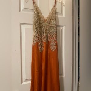 Orange Prom dress!